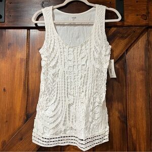 New a.n.a white tank top